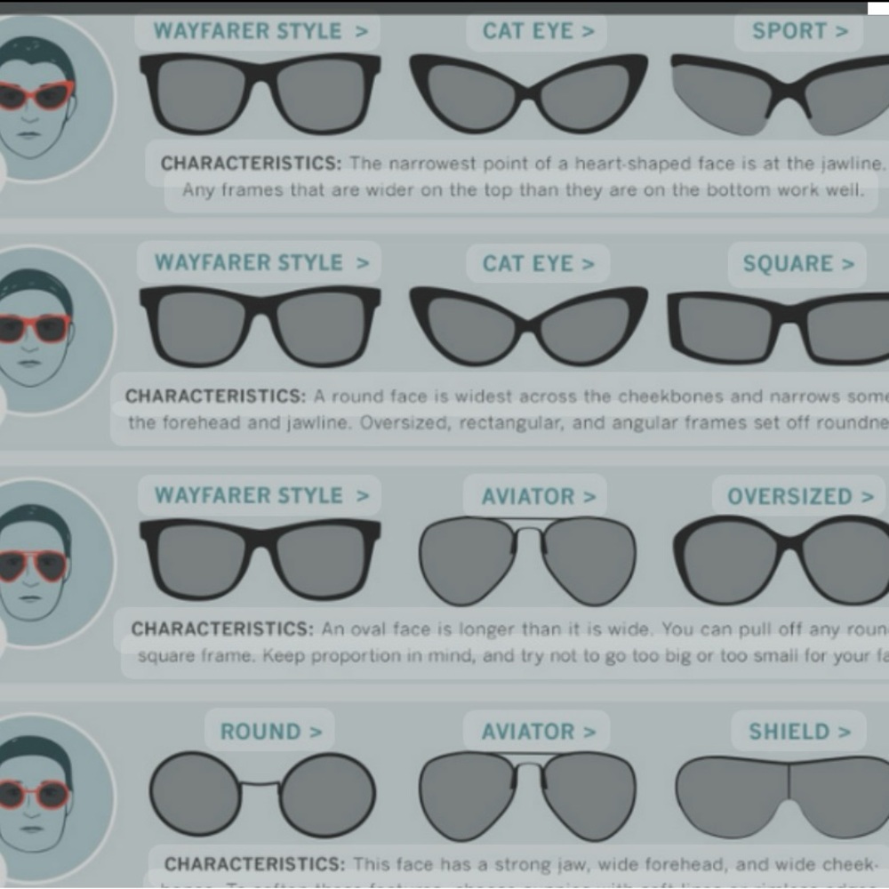 Sunglass styles , which is your favorites 
Many designer pairs available